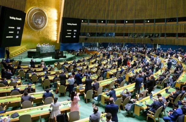Projev generálního tajemníka OSN na 11. zvláštním nouzovém zasedání Valného shromáždění OSN o Ukrajině