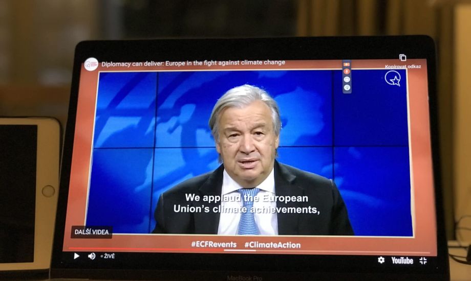 Šéf OSN: Je zásadní, aby se Evropská unie zavázala ke snížení emisí o nejméně 55 procent do roku 2030