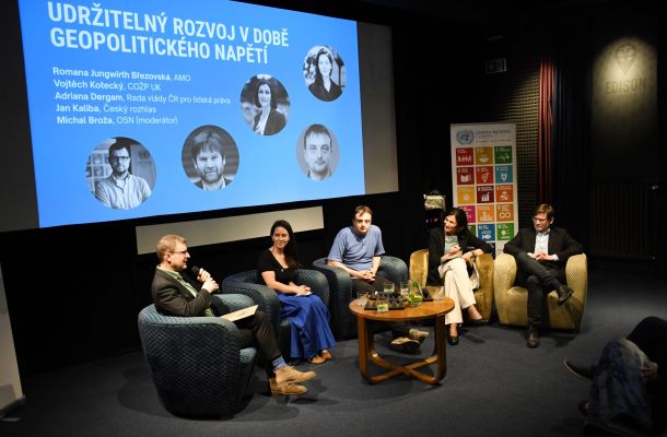 Projekce filmu The Agreement o přijetí SDGs
