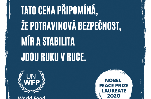 Světový potravinový program získal Nobelovu cenu za mír!
