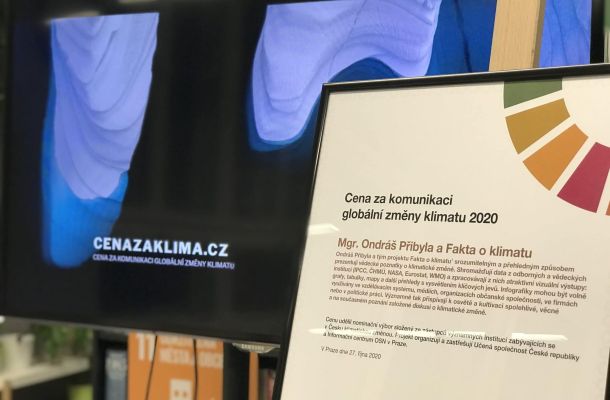 Ondráš Přibyla a Fakta o klimatu získali Cenu za komunikaci globální změny klimatu