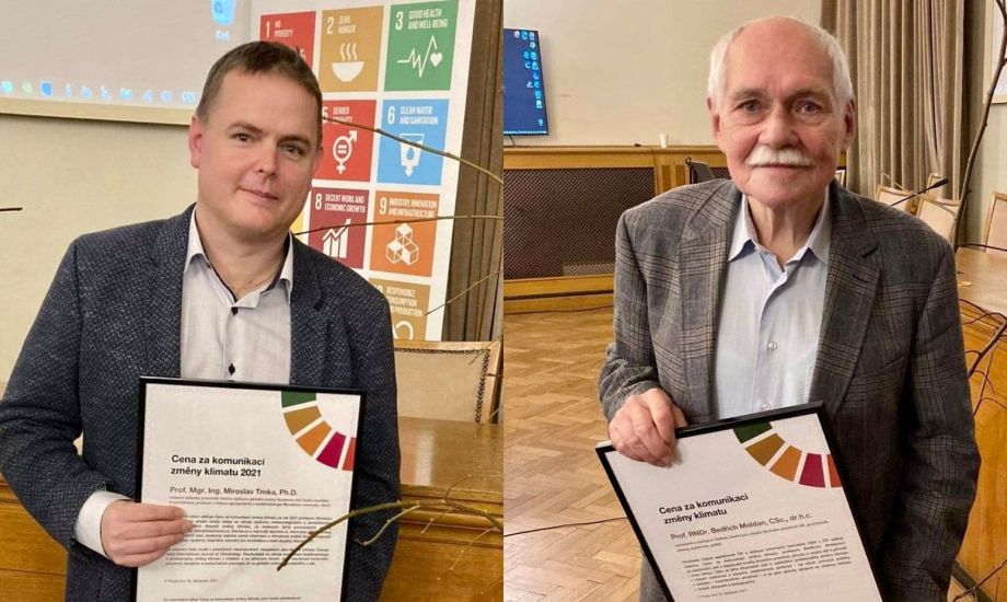 Klimatolog Miroslav Trnka se stal třetím laureátem Ceny za komunikaci změny klimatu