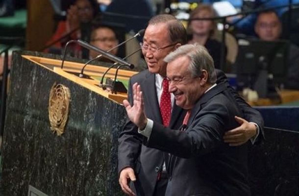 Generální tajemník OSN: Aplaus pro Pan Ki-muna, přání úspěchu pro Antónia Guterrese