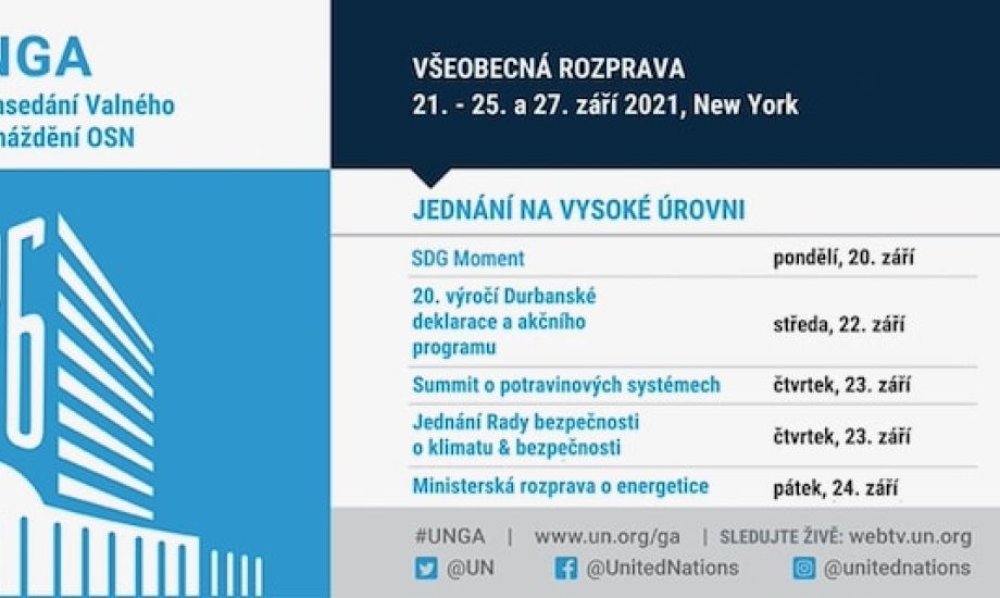 V sídle OSN v New Yorku začíná týden světové diplomacie s účastí nejvyšších představitelů států