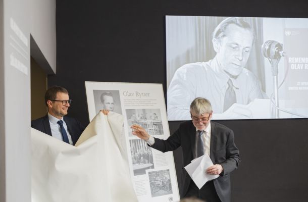 Olav Rytter: Velký příznivec Spojených národů a jejich potenciálu pro mír a spolupráci